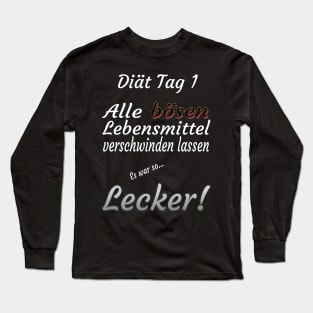 Diät Tag 1 Long Sleeve T-Shirt